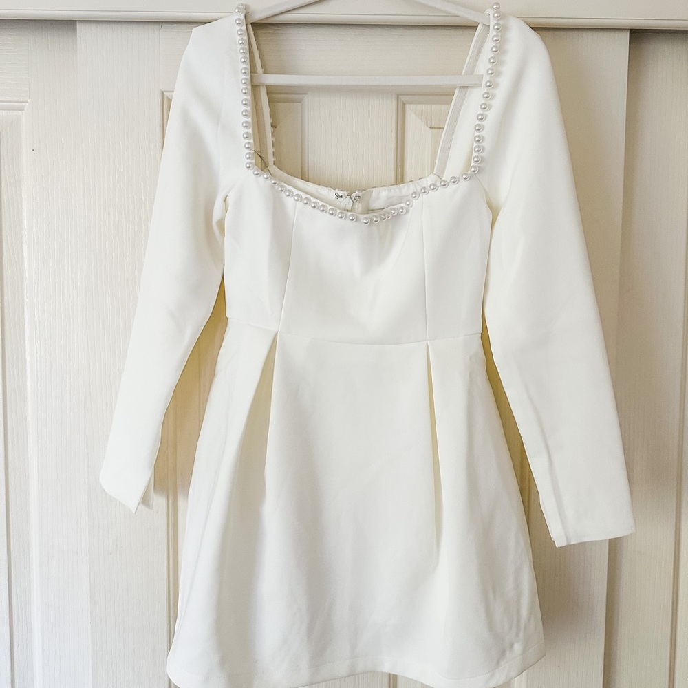 Odd Muse | THE ULTIMATE MUSE PEARL DRESS | WHITE | Medium
